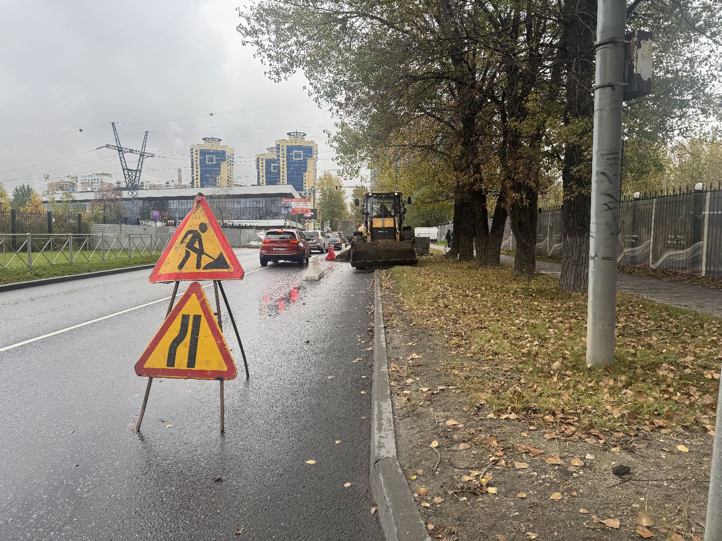 дорога, расширение, благоуйстройство, дорожные работы,