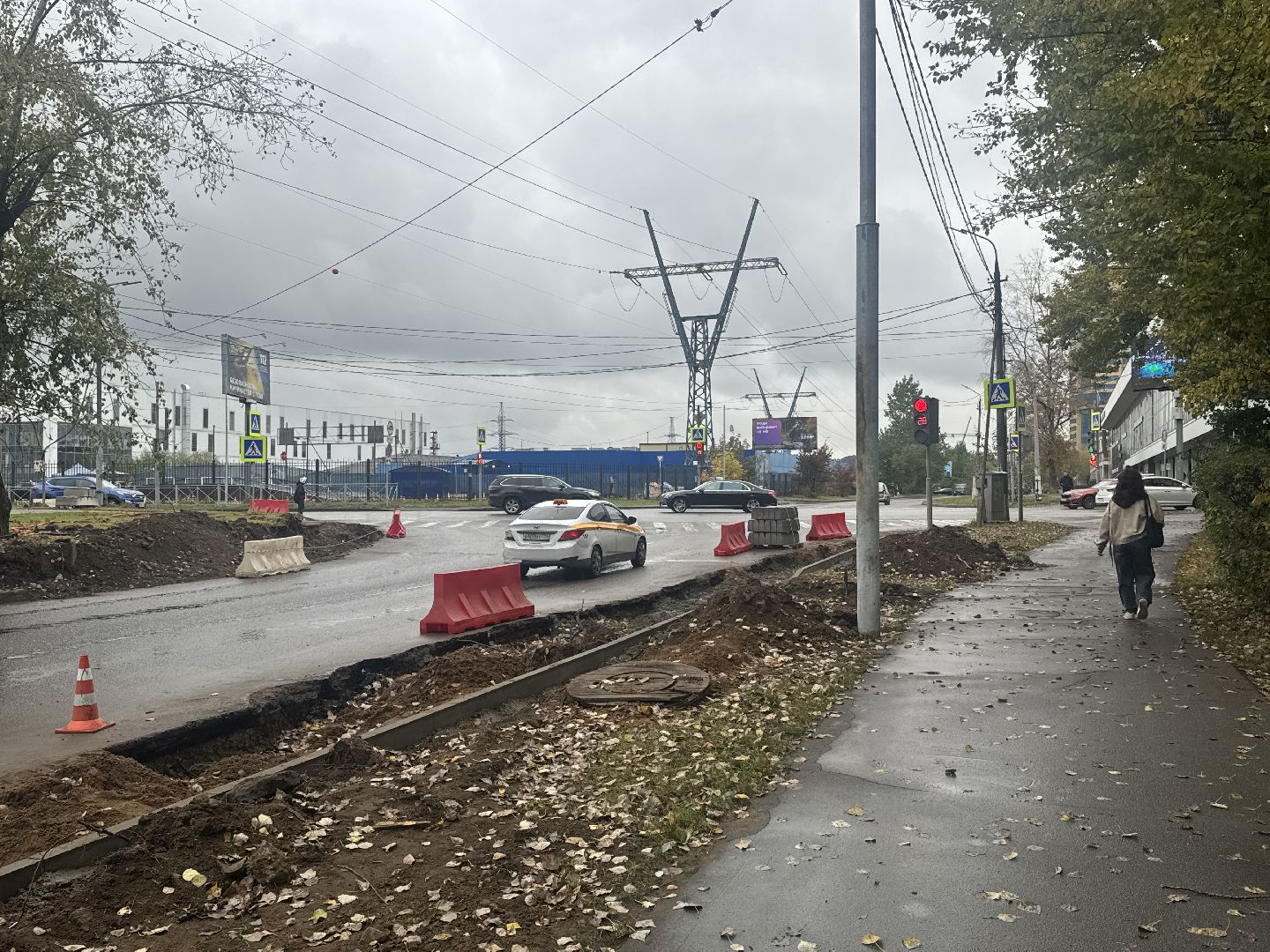 дорога, расширение, благоуйстройство, дорожные работы,