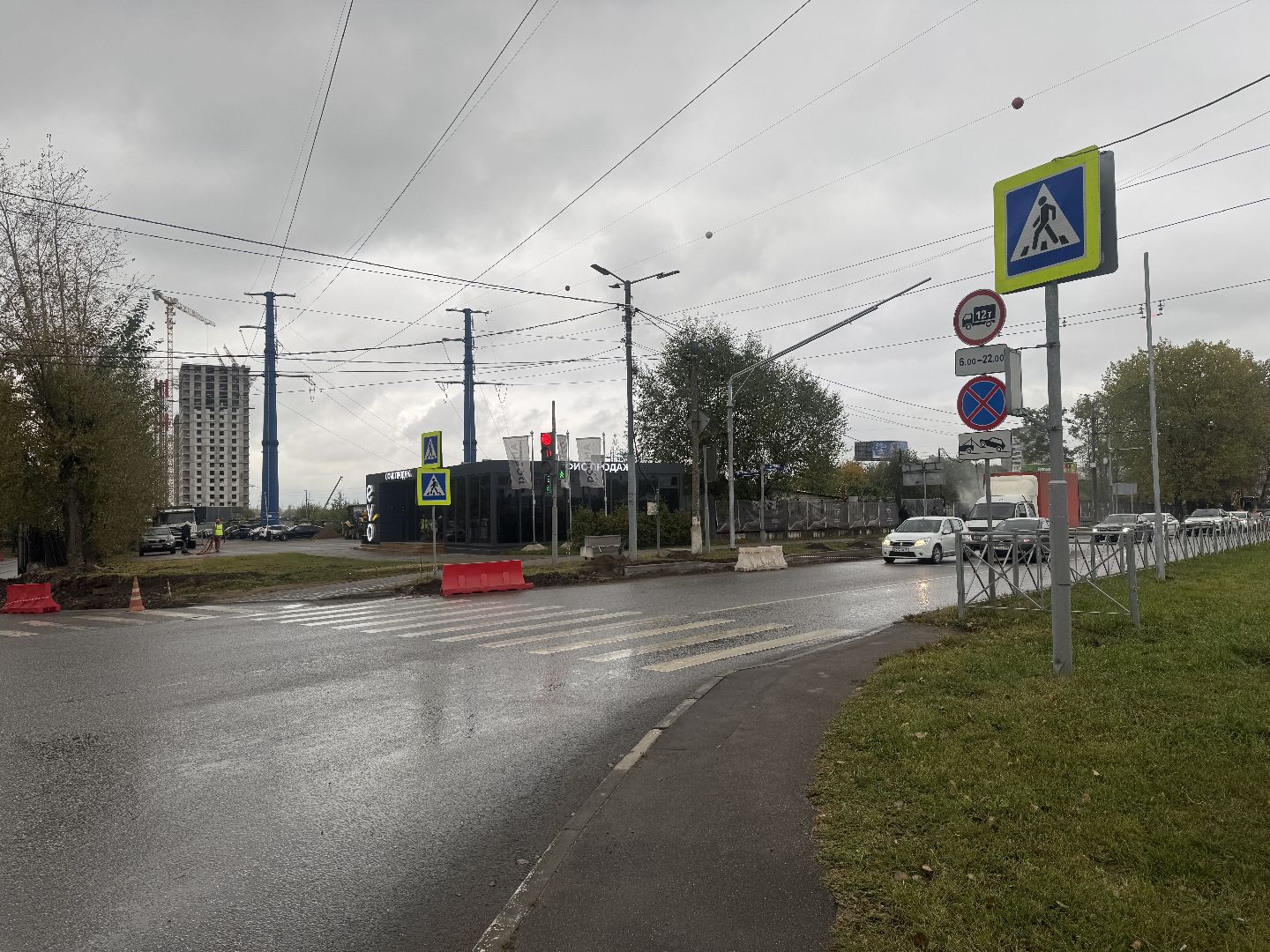 дорога, расширение, благоуйстройство, дорожные работы,