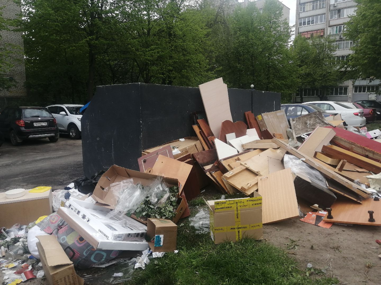 ТКО, Протвино, ЖКХ, фотоловушка, нарушители, мусор,