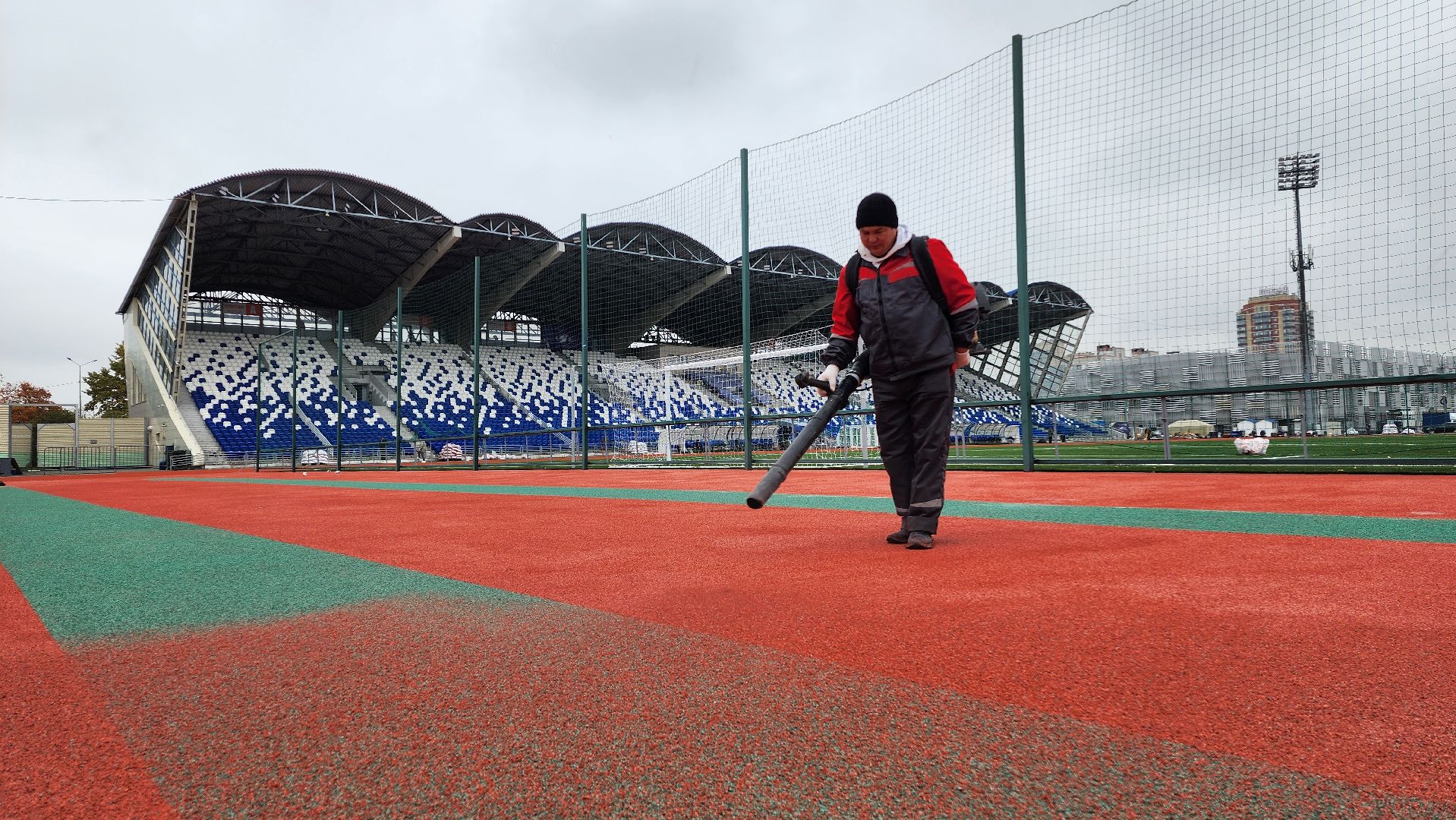 разметка,  покрытие, стадион, стадион авангард, спорт, дети, ремонт, капремонт,