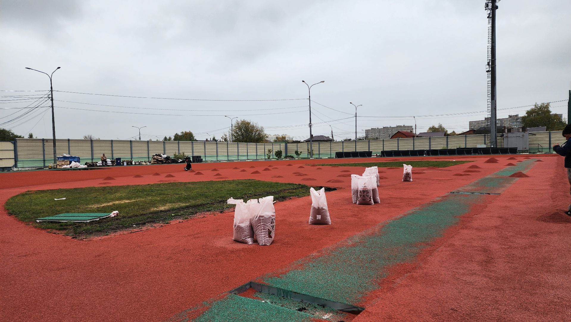 разметка,  покрытие, стадион, стадион авангард, спорт, дети, ремонт, капремонт,