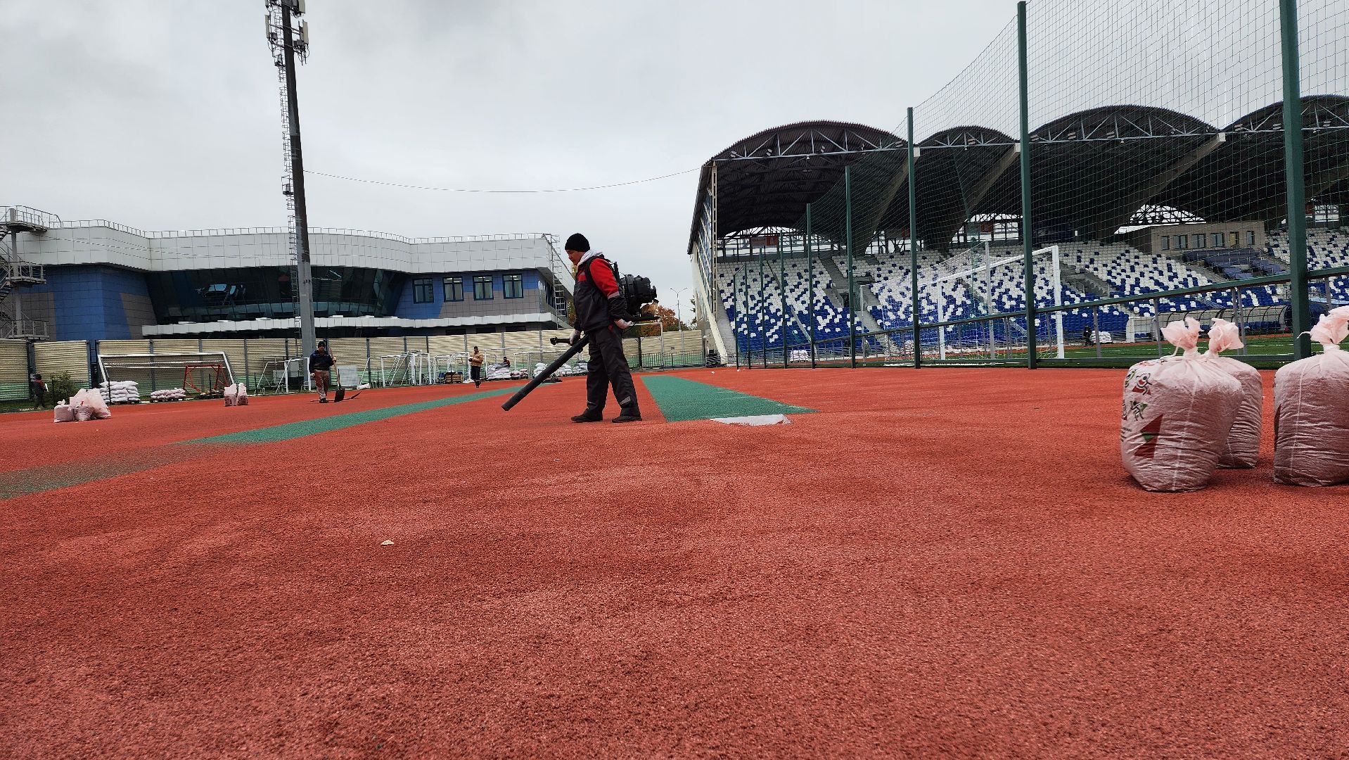 разметка,  покрытие, стадион, стадион авангард, спорт, дети, ремонт, капремонт,