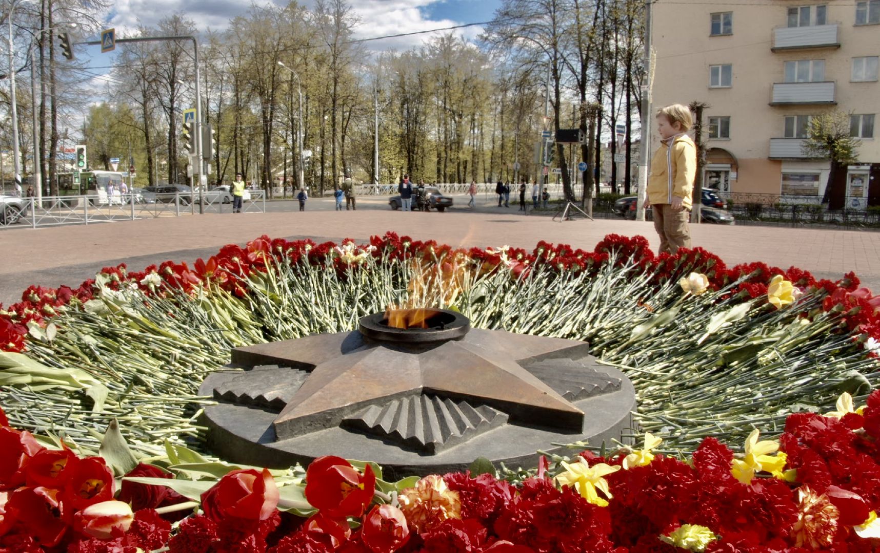 Клин, День Победы, митинг, память