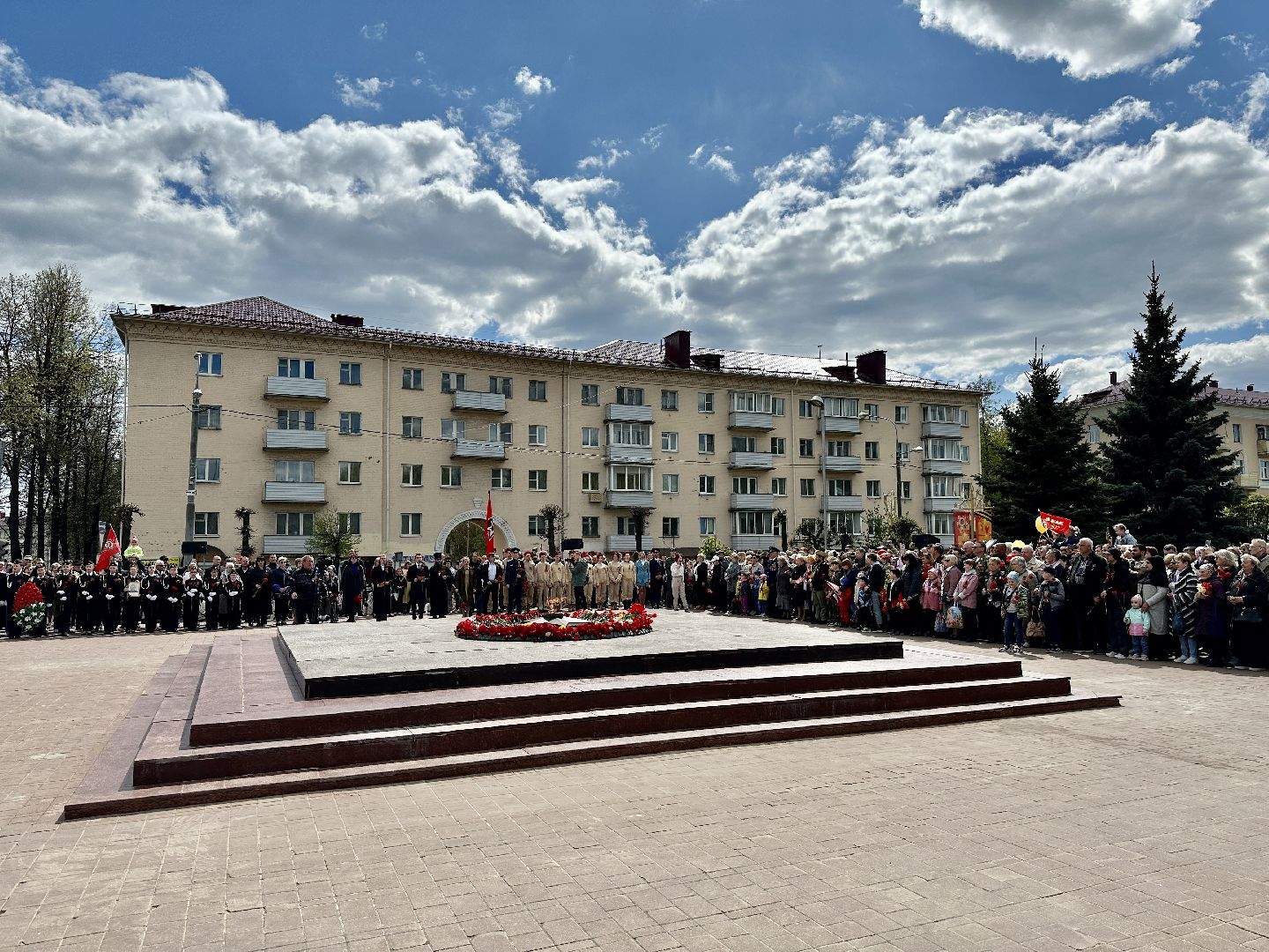 Клин, День Победы, митинг, память