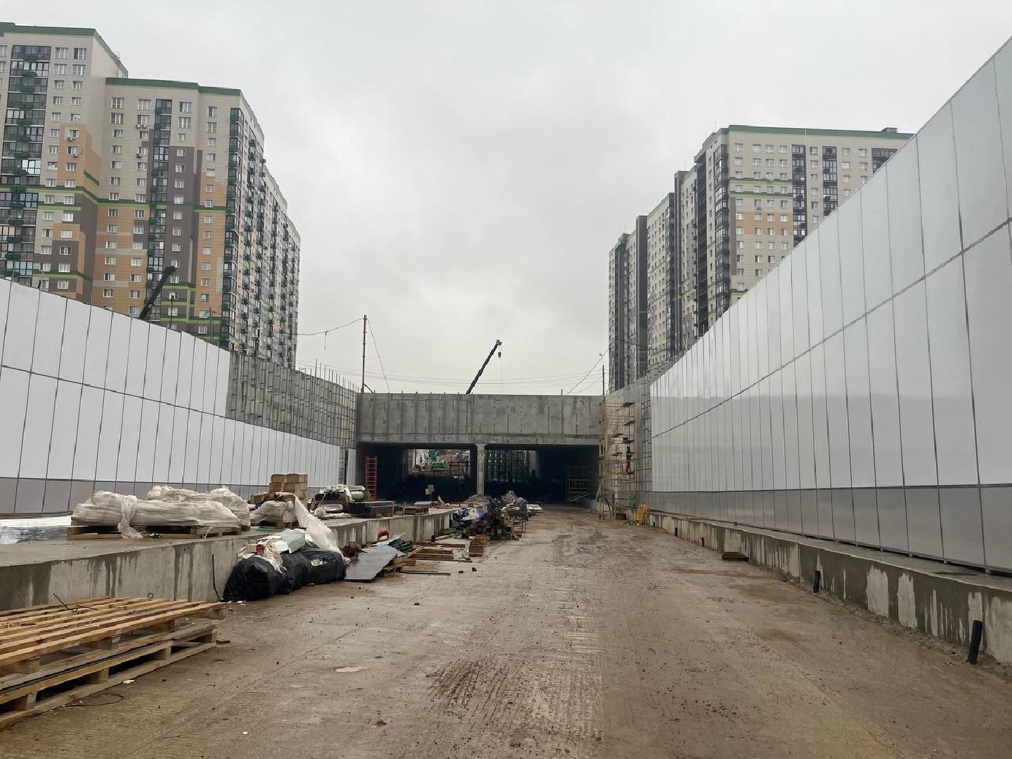 реконструкция, мкад, красногорск, путилково, тоннель в путилково,