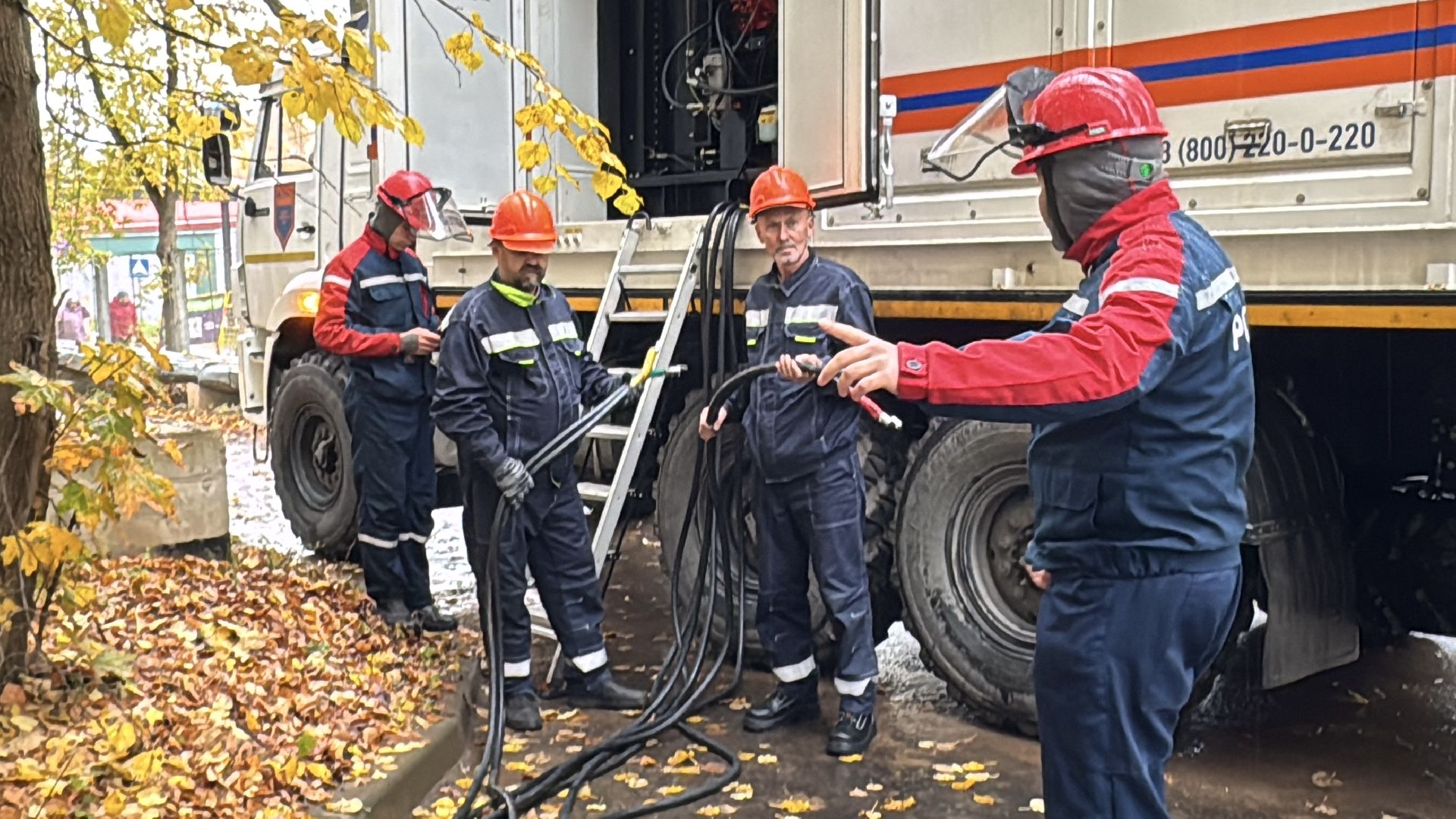 Учебная тренировка, Россети Московский регион, Одинцовский округ,