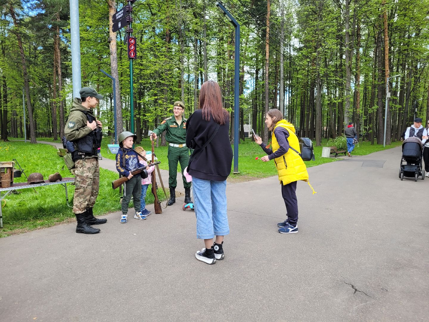 патриотизм; день победы; парки подмосковья; дети