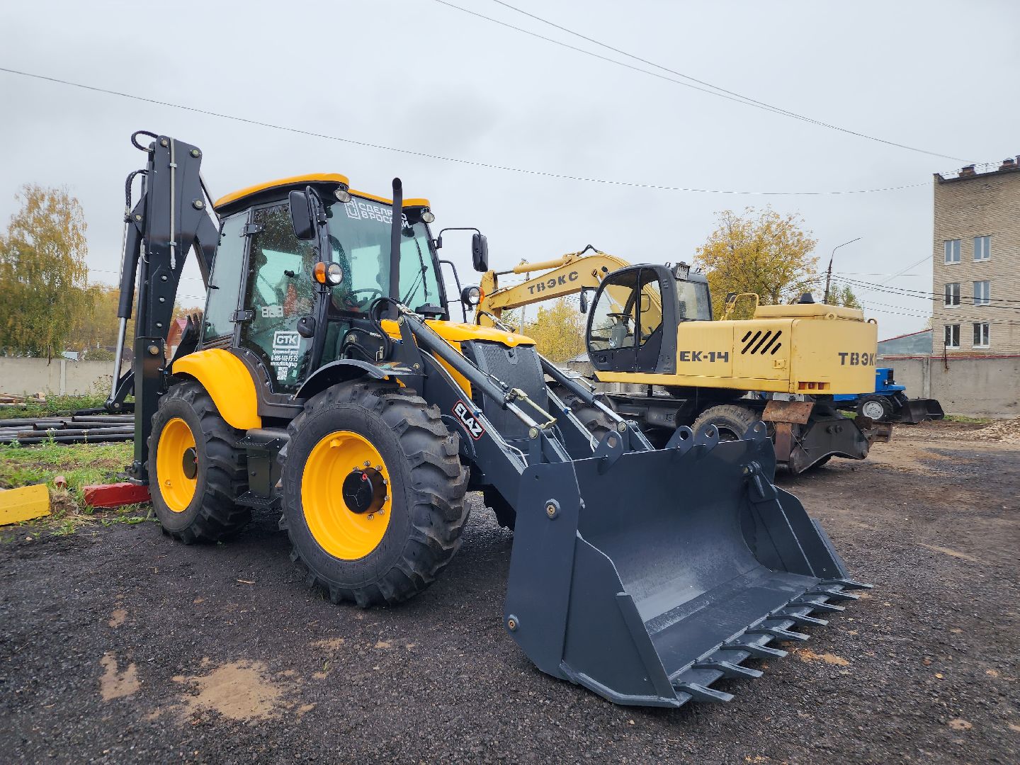 фрязино, теплосеть, экскаватор, новая техника,