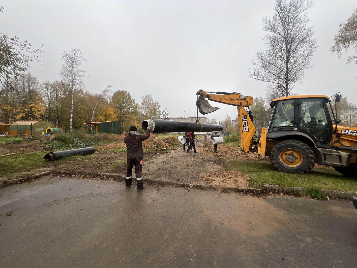 талдомский городской округ, теплотрасса талдом,