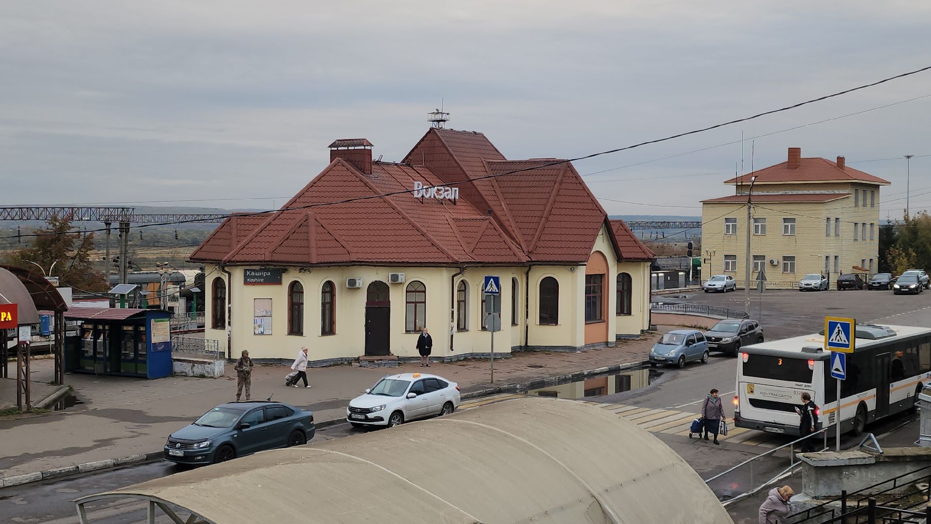 кашира, вокзал, благоустройство, подпорная стена, фасад, металлоконструкции, ремонт,