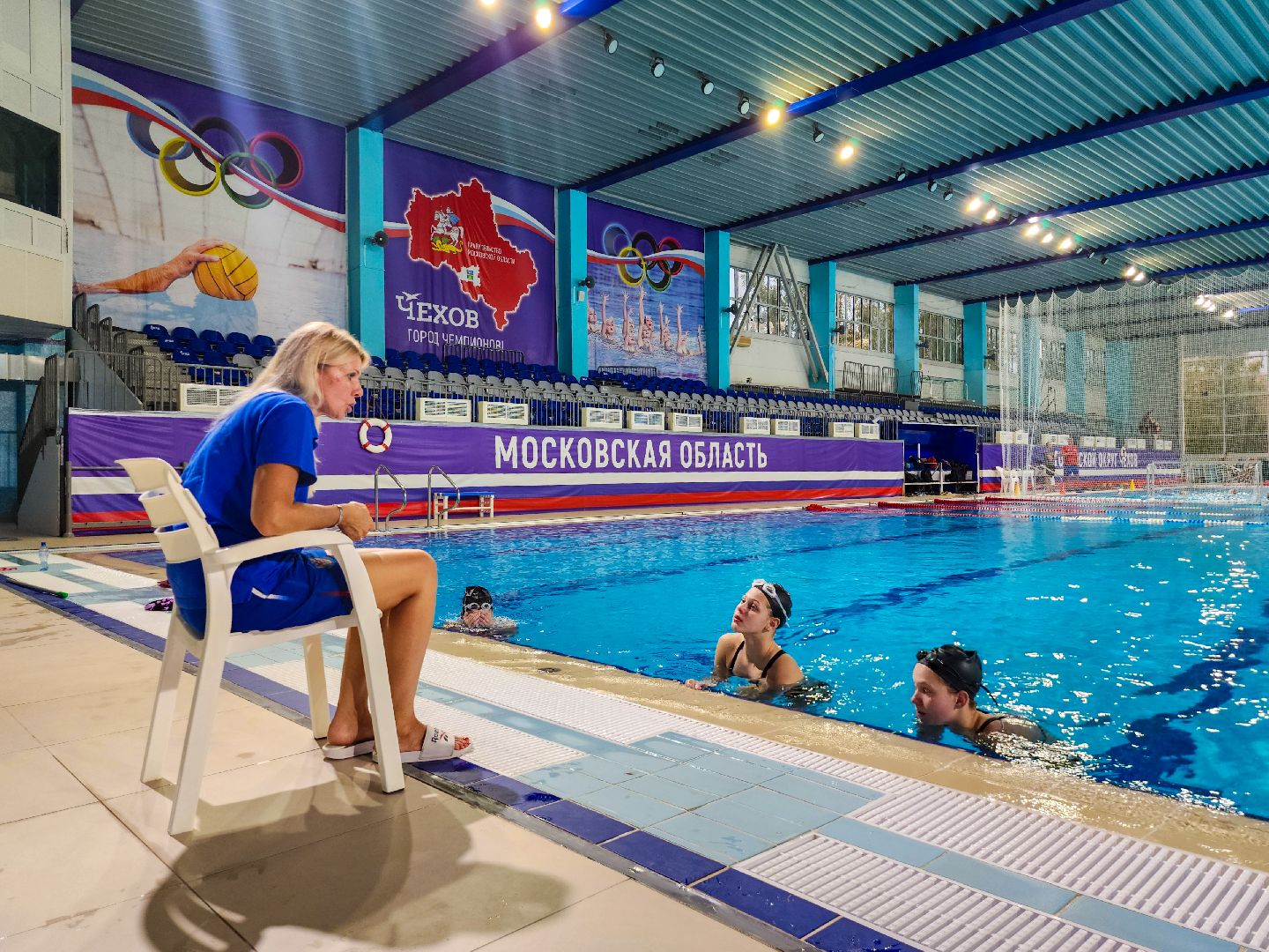 Чехов, синхронное плавание, Спорт, Тренировки, Бассейн,