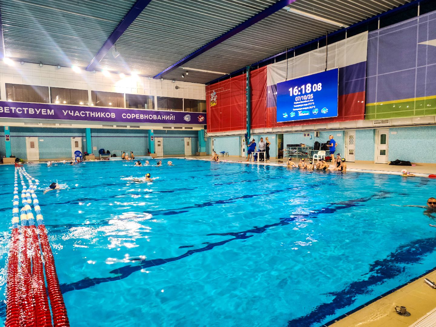 Чехов, синхронное плавание, Спорт, Тренировки, Бассейн,