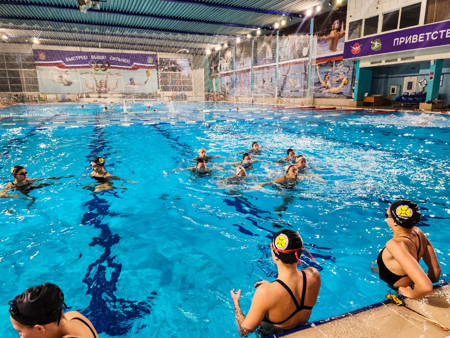 Чехов, Синхронистки, синхронное плавание, кубок россии, Бассейн, сборная московской области, Тренировка,