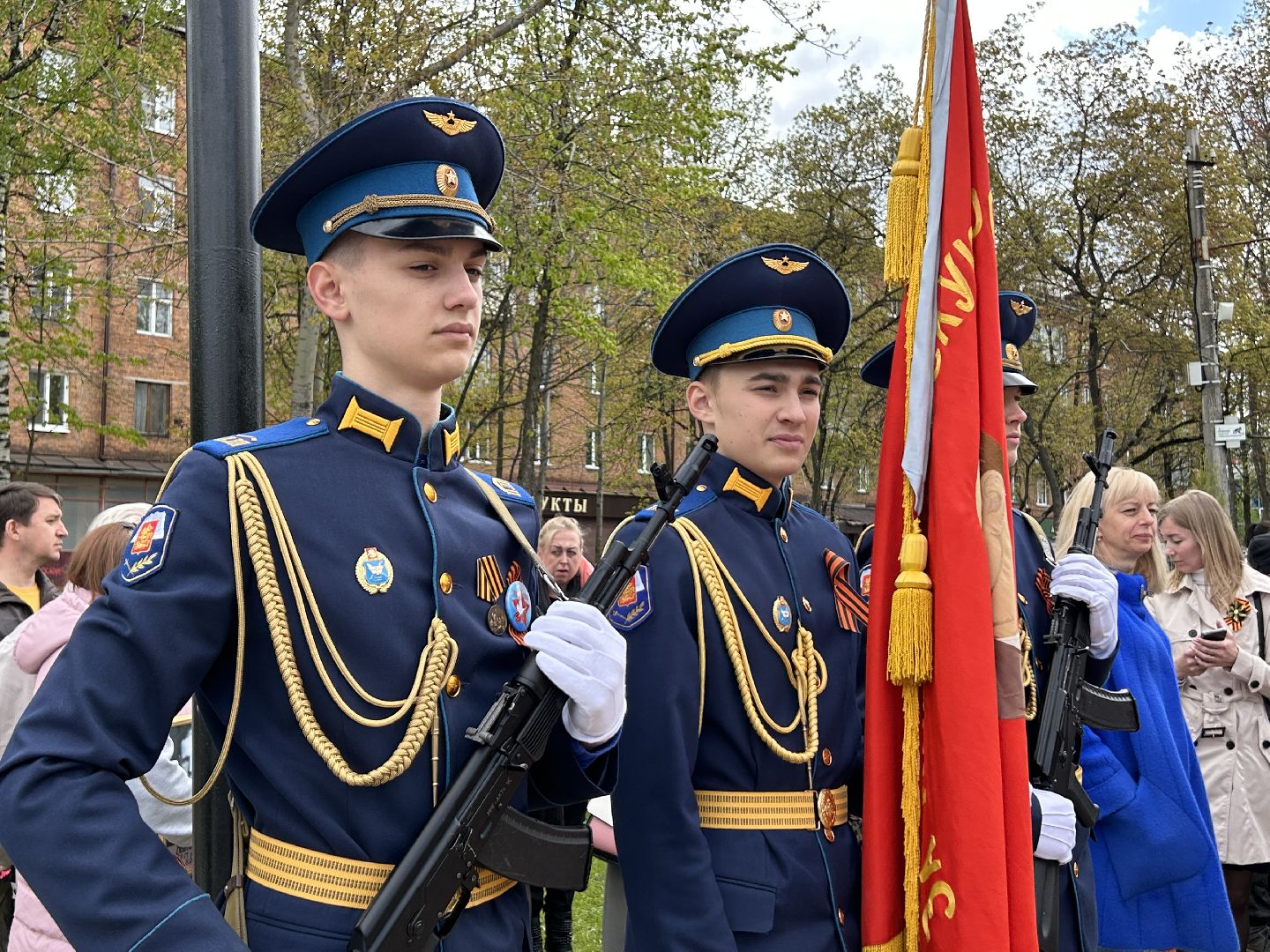 День Победы, митинг