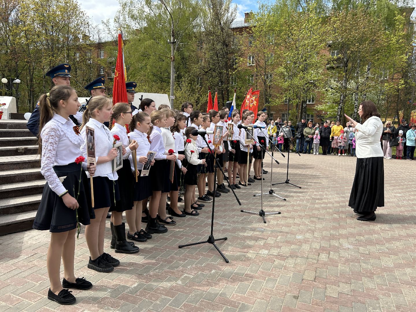 День Победы, митинг