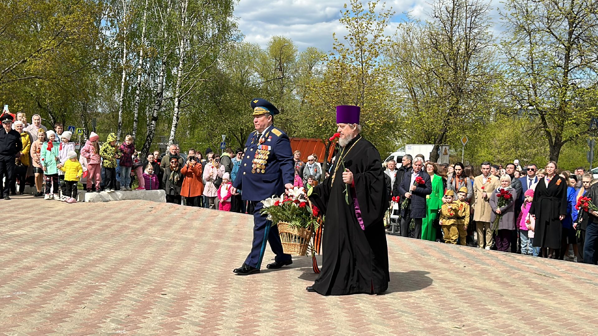 День Победы, митинг