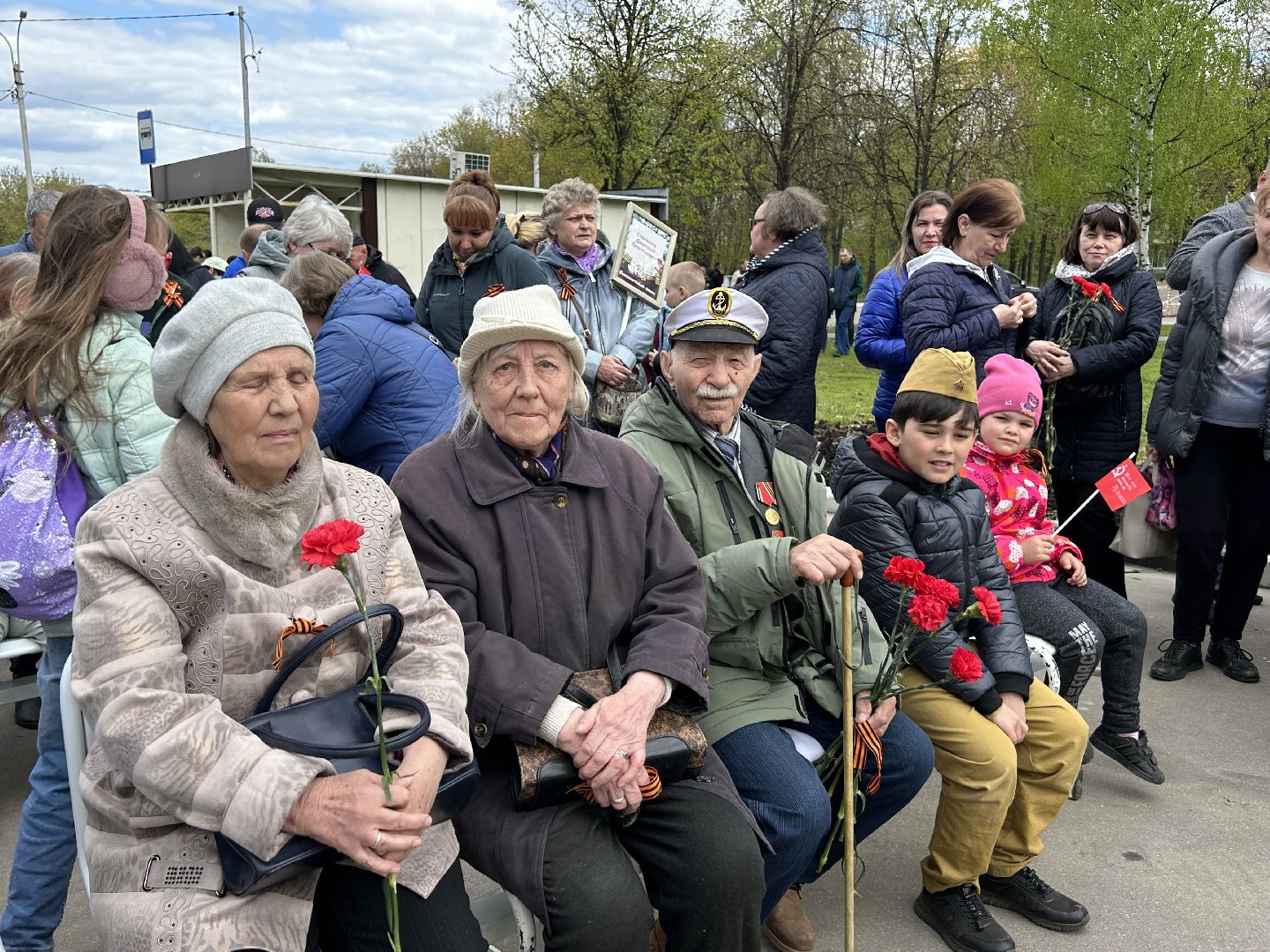 День Победы, митинг