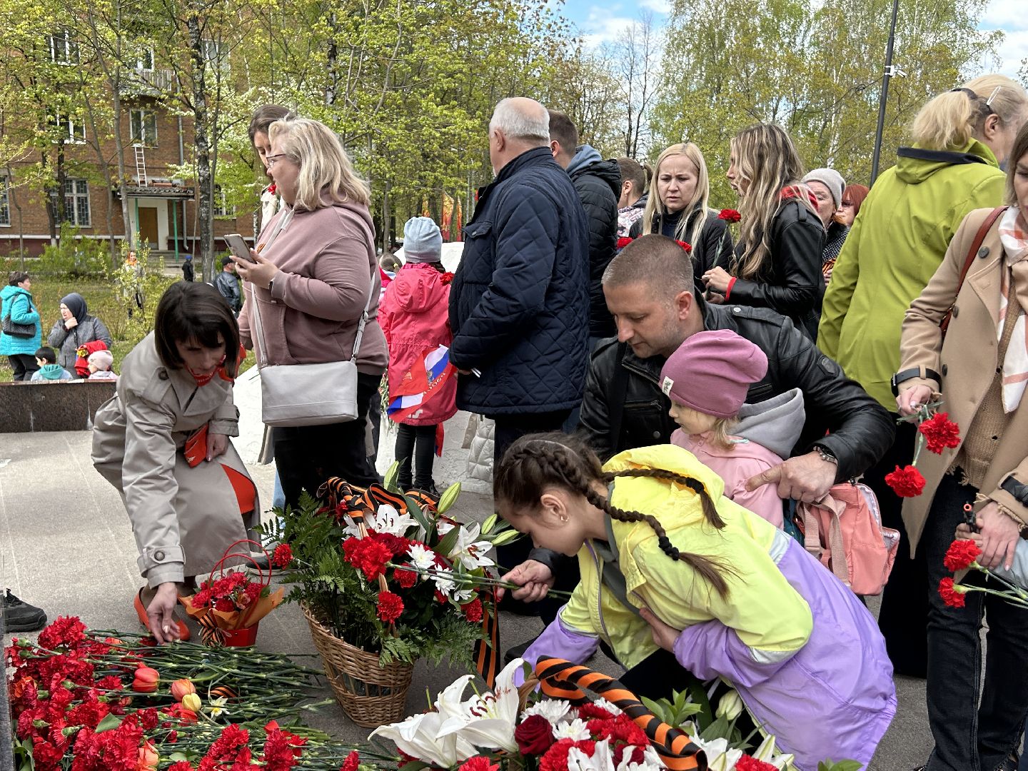 День Победы, митинг