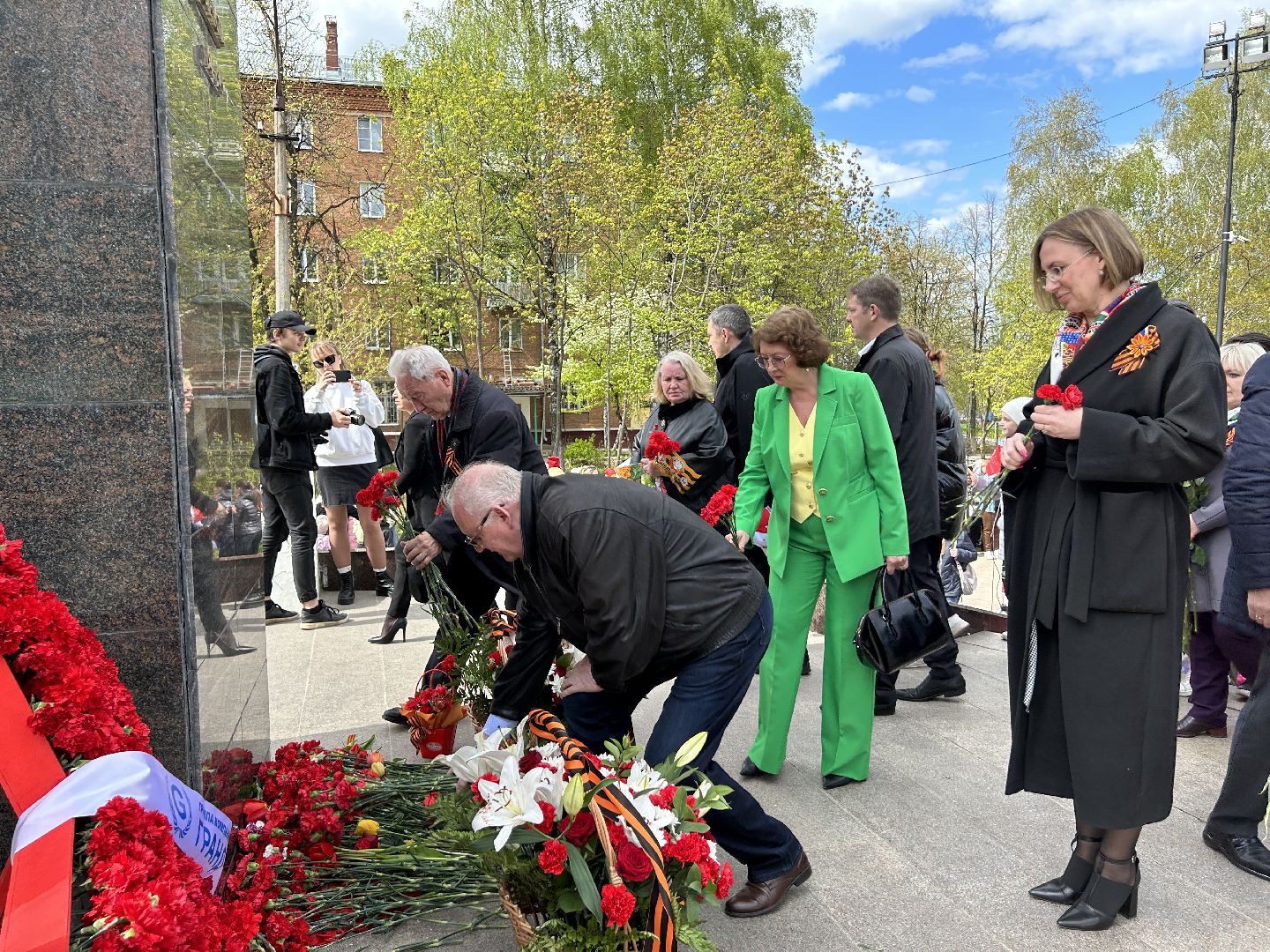 День Победы, митинг
