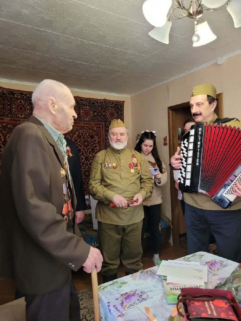 день победы; ленинский округа; 9 мая; ветераны; поздравления; музыка