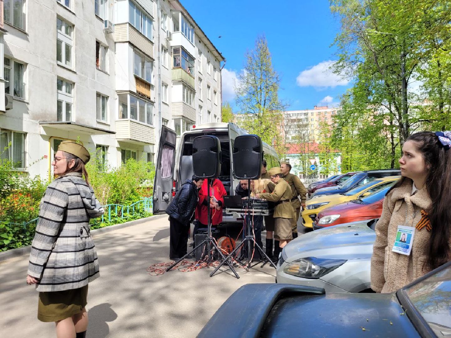 день победы; ленинский округа; 9 мая; ветераны; поздравления; музыка