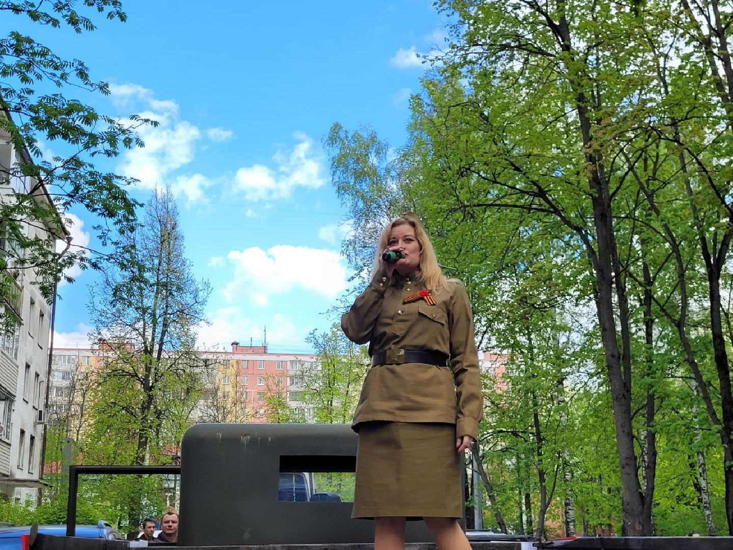 день победы; ленинский округа; 9 мая; ветераны; поздравления; музыка