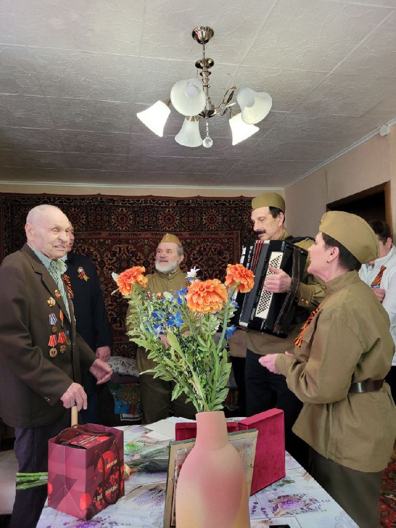 день победы; ленинский округа; 9 мая; ветераны; поздравления; музыка