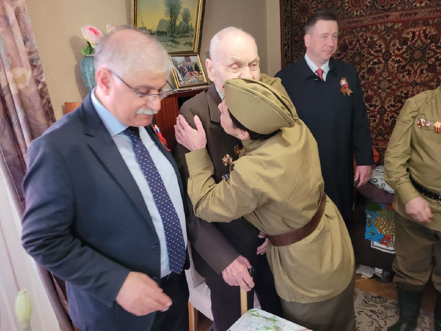 день победы; ленинский округа; 9 мая; ветераны; поздравления; музыка