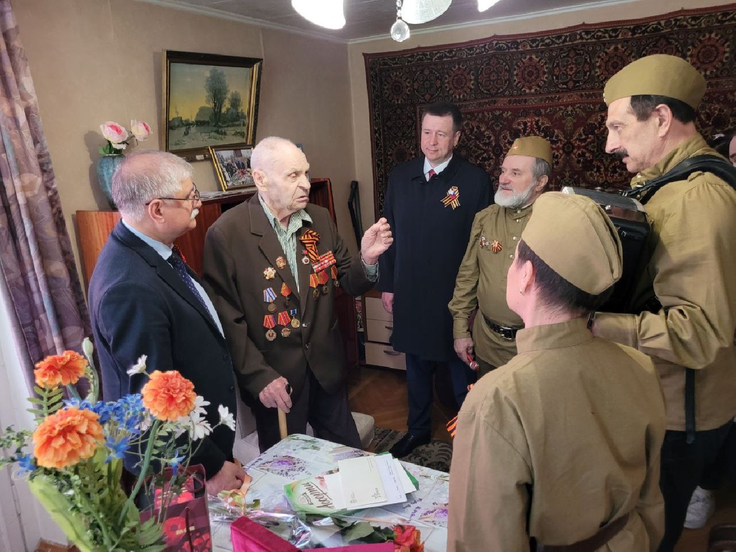 день победы; ленинский округа; 9 мая; ветераны; поздравления; музыка