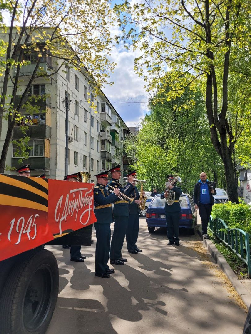 день победы; ленинский округа; 9 мая; ветераны; поздравления; музыка