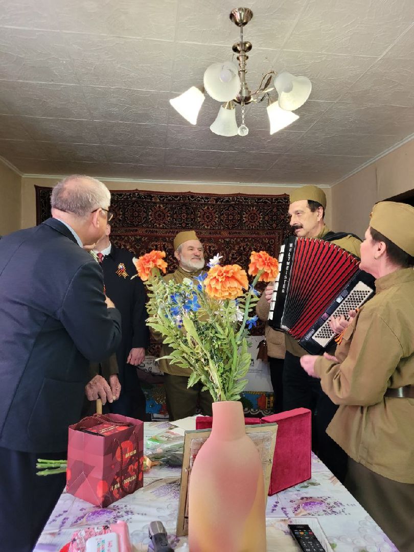 день победы; ленинский округа; 9 мая; ветераны; поздравления; музыка