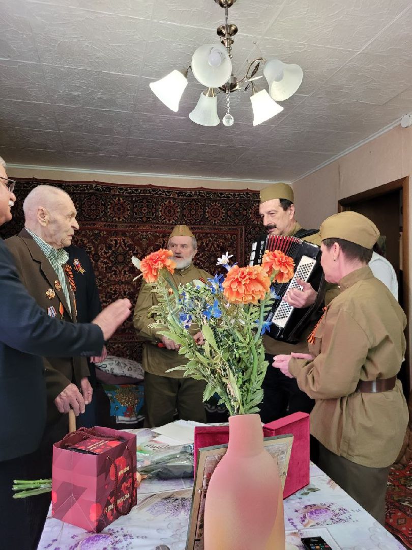 день победы; ленинский округа; 9 мая; ветераны; поздравления; музыка