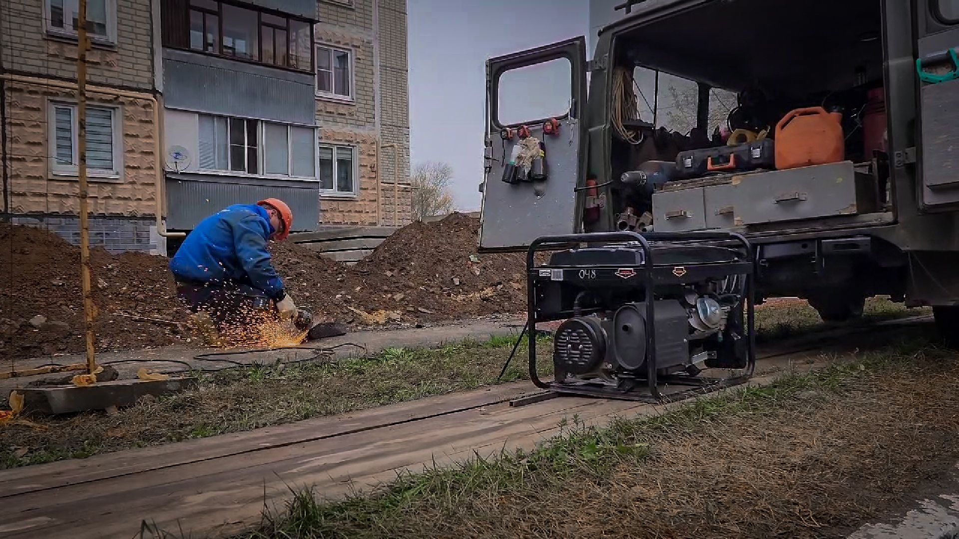 бронницы, строительство участка теплосети, новая теплосеть в бронницах, жкх,