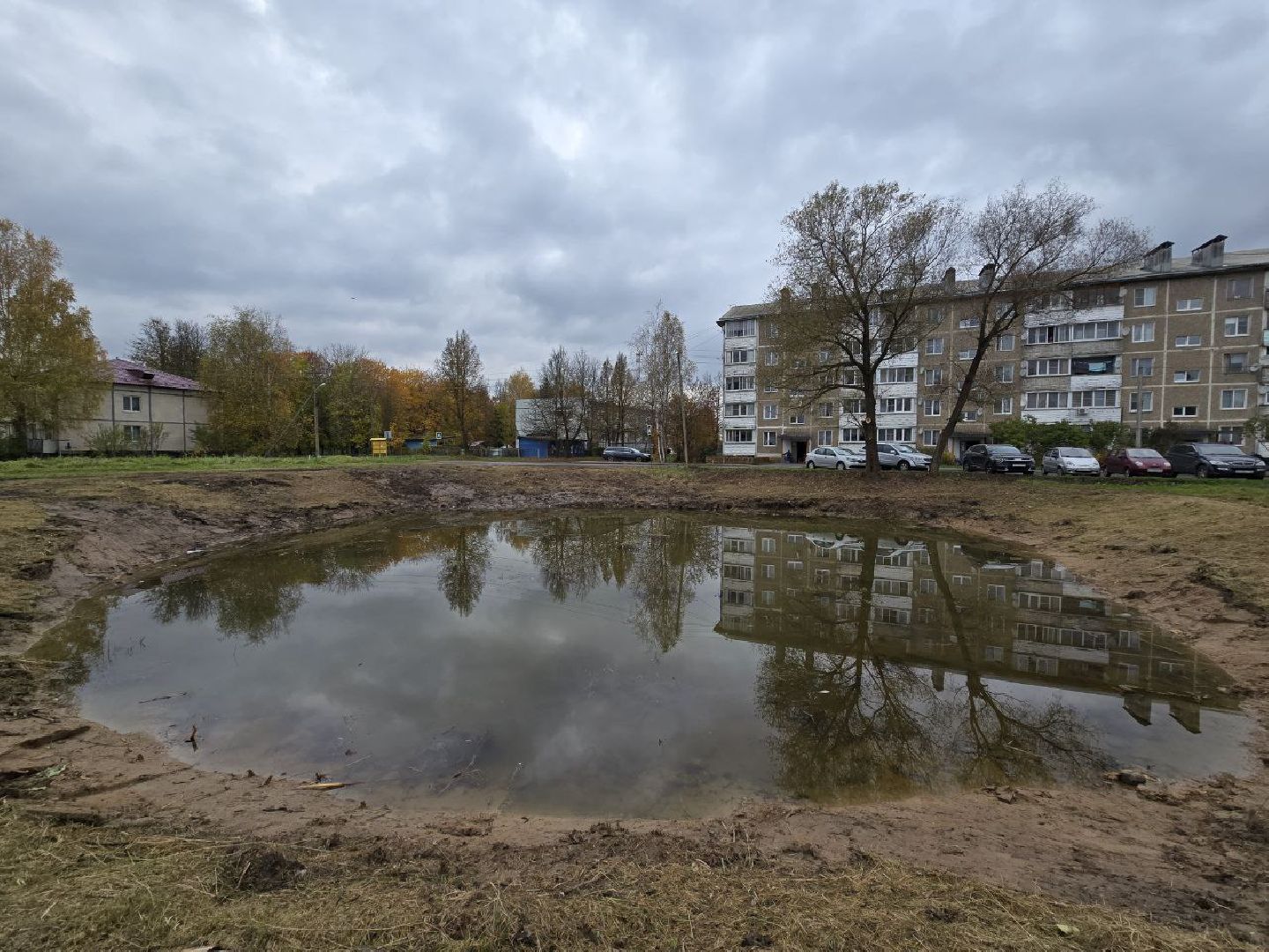 можайск, можайский муниципальный округ, подмосковье, ремонт пожарных водоемов, противопожарный пруд, безопасность, благоустройство,