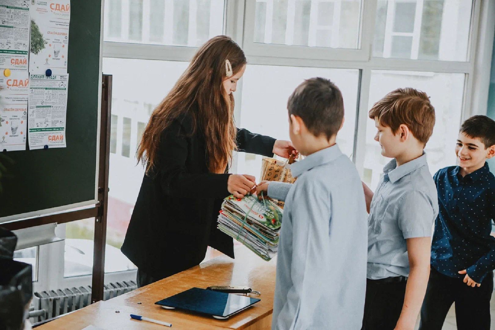 Макулатура, переработка, Орехово-Зуево, акция, волонтеры