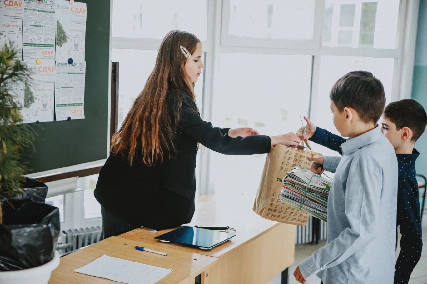Макулатура, переработка, Орехово-Зуево, акция, волонтеры