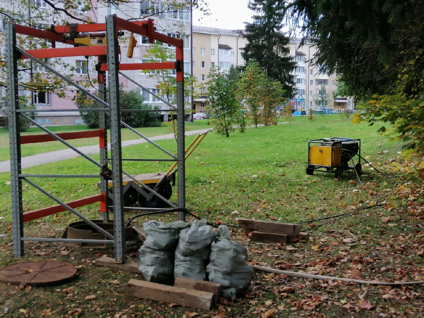 городской округ восход, жкх, благоустройство, канализация, канализационная сеть,