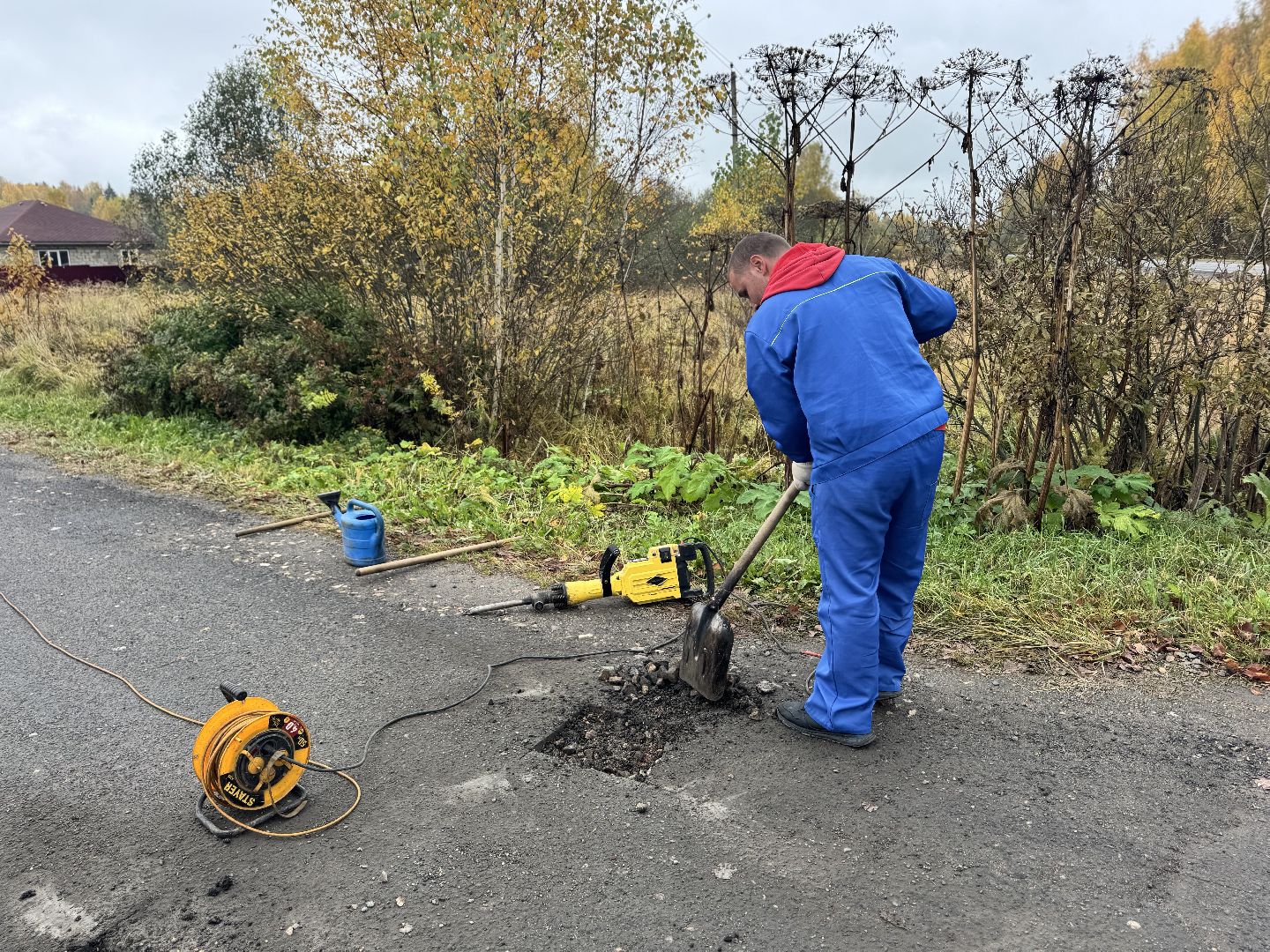 Шаховская, ямочный ремон, ямочный ремонт дорог,