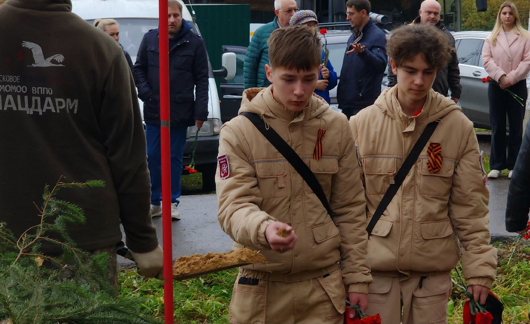 наро-фоминский городской округ, перезахоронение красноармейцев, юбилей великой победы, они сражались за родину, поисковое движение россии,