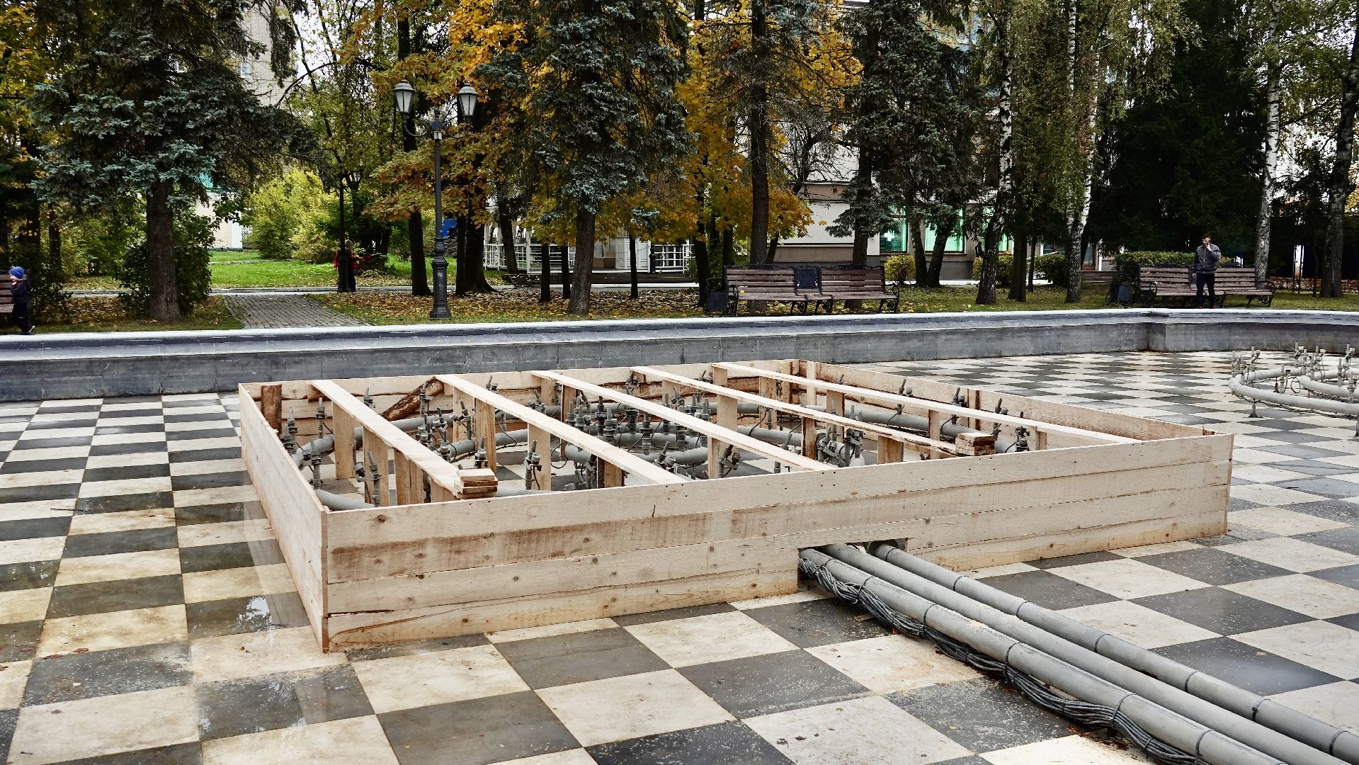 фонтаны, благоустройство, сергиев посад, сергиево-посадский городской округ,