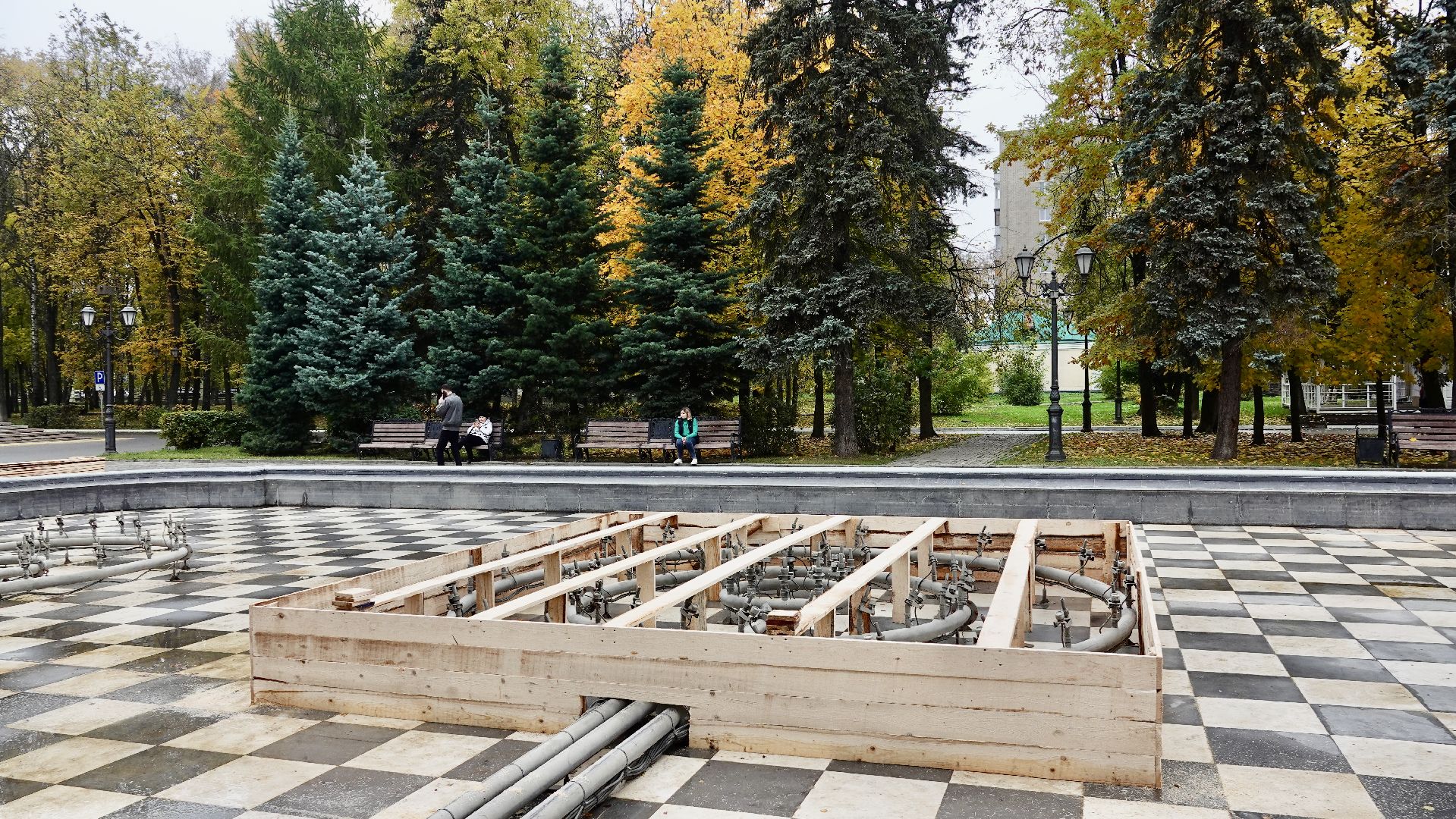 фонтаны, благоустройство, сергиев посад, сергиево-посадский городской округ,