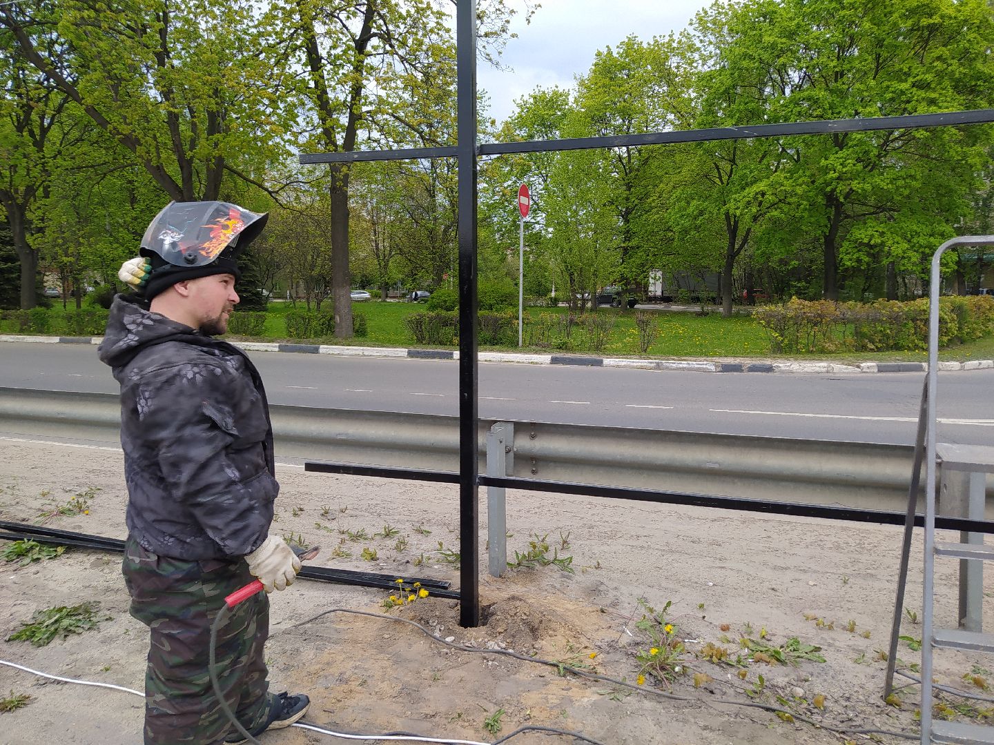 Шумозащитный экран, конструкция, дорога