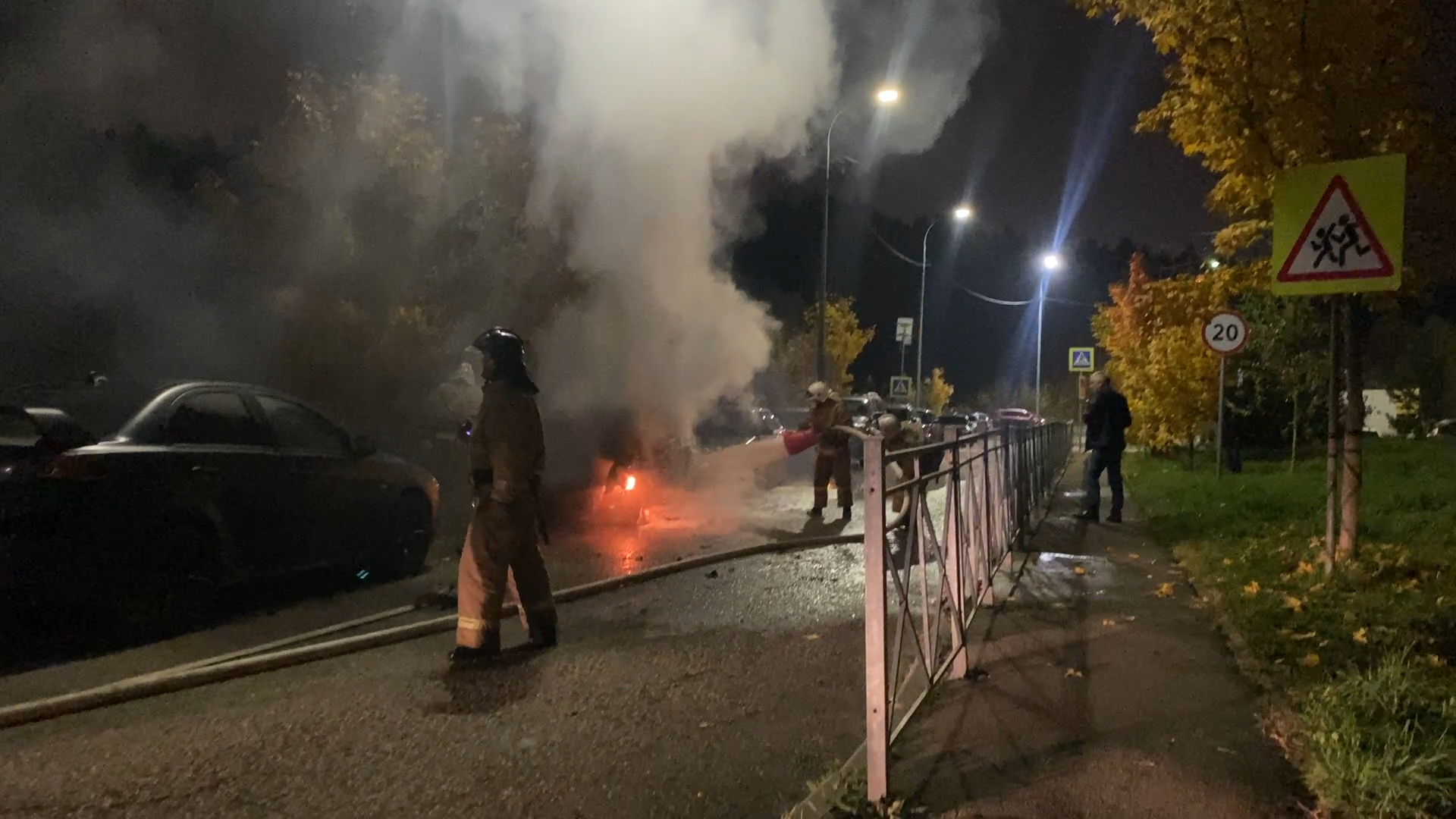 чп, пожар, сгорел автомобиль, власиха чп, форд фиеста сгорел,