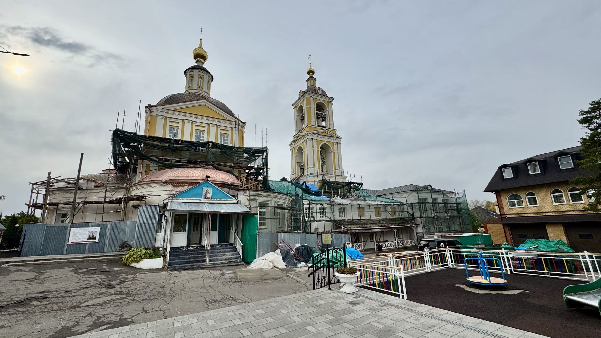 сергиев посад, храм Воскресения Христова, реставрация храма,