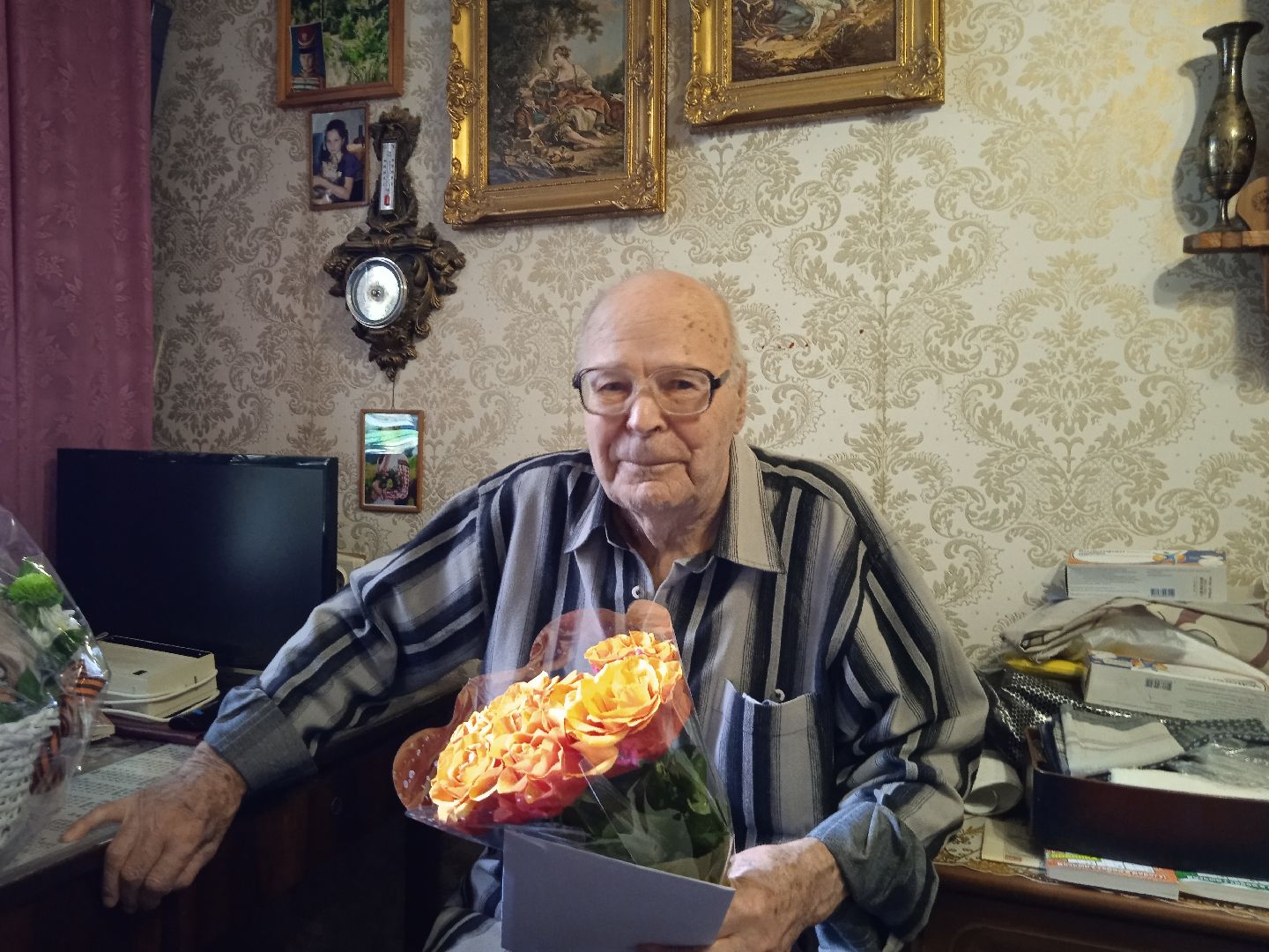 ветеран, День, Победы, поздравление