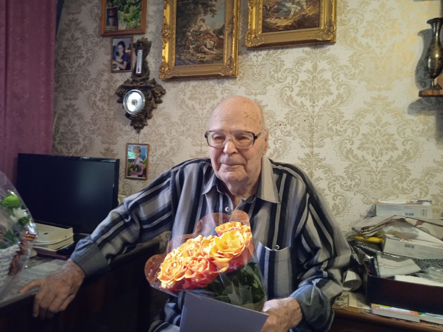 ветеран, День, Победы, поздравление