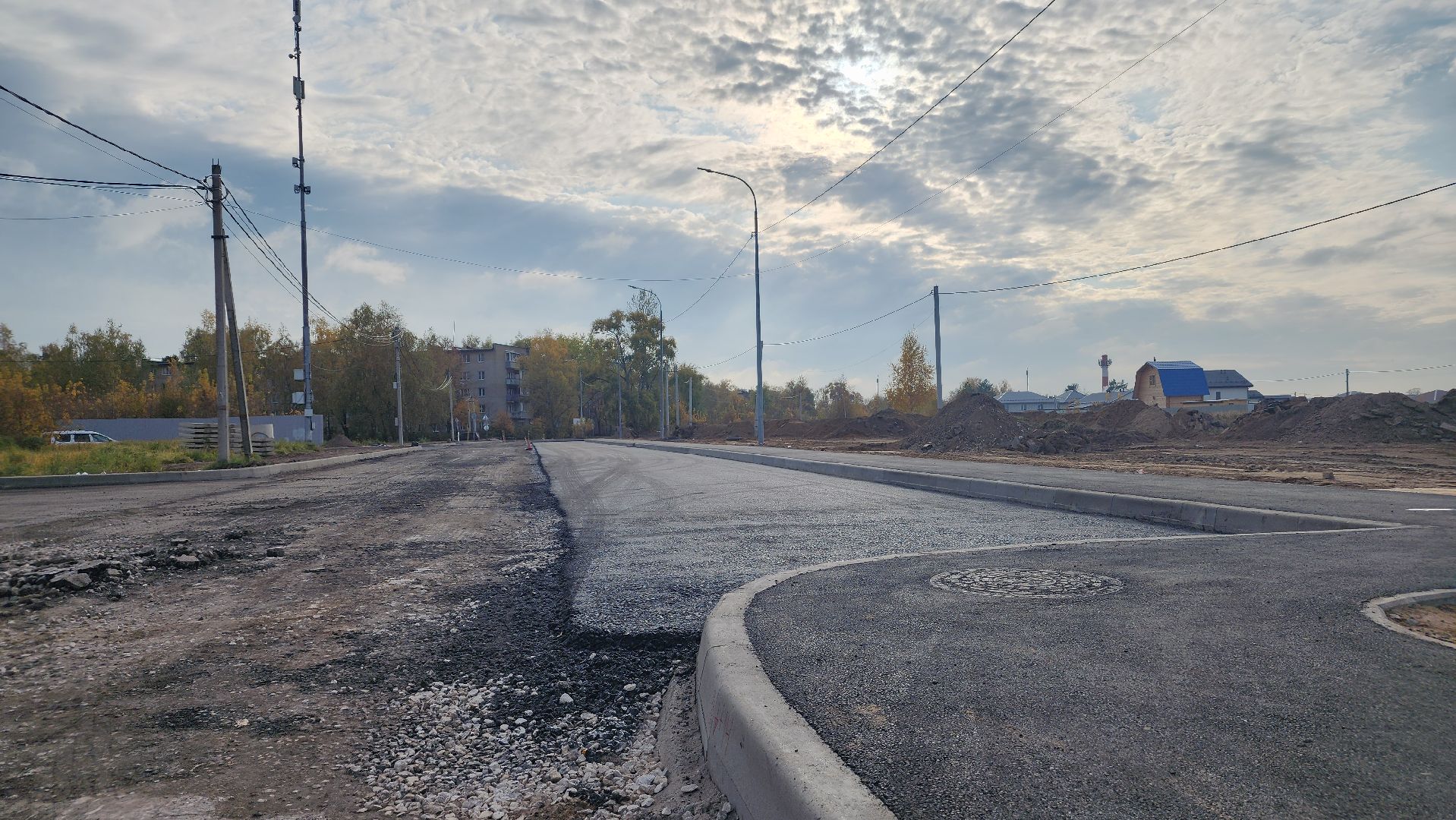 дороги, дорожный ремонт, ливневка, лосино-петровский,