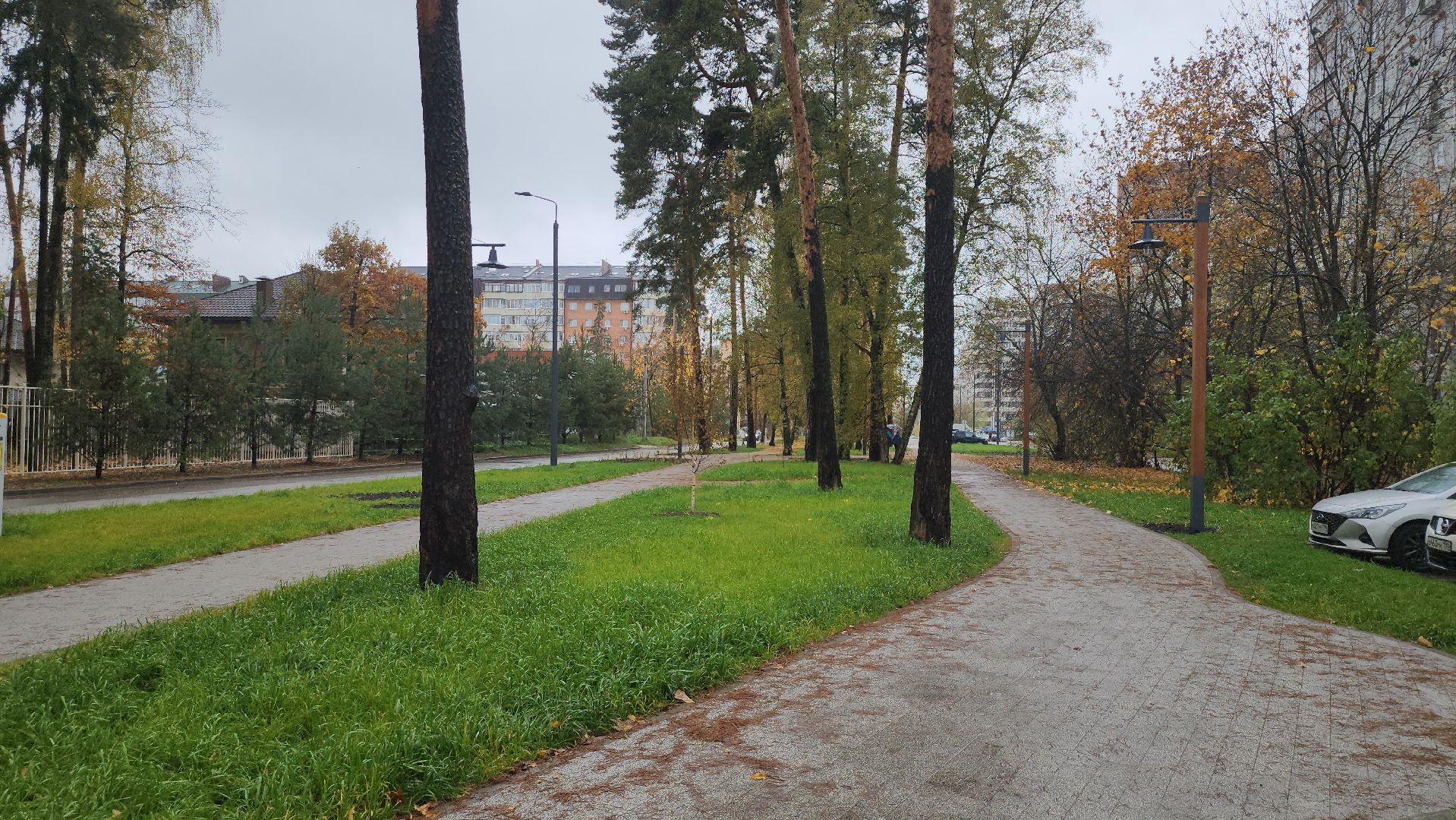королёв, Благоустройство , юбилейный, новая пешеходная зона,