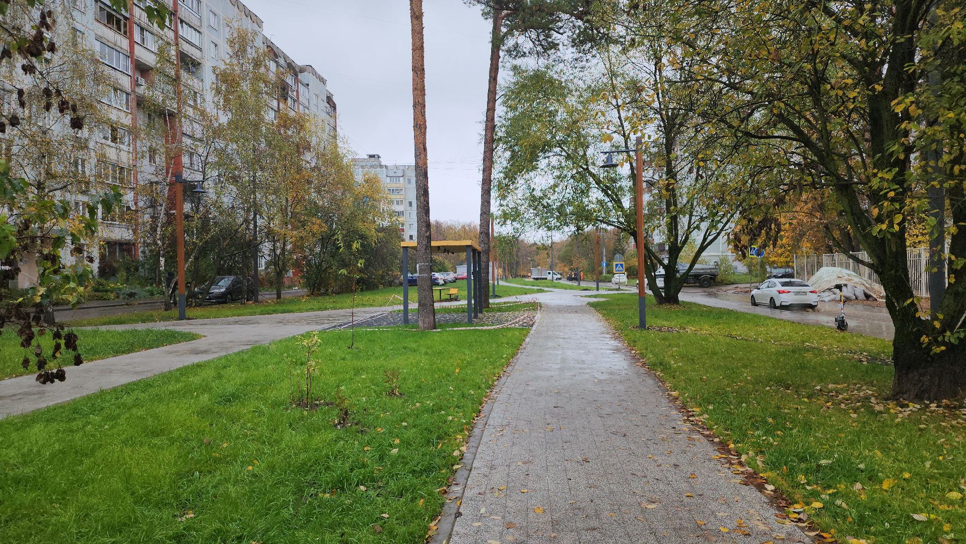 королёв, Благоустройство , юбилейный, новая пешеходная зона,